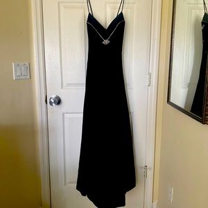 Black Velvet Jessica McClintock Dress